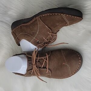 JOSEF SEIBEL Fergey 20 Castagne Lace Up Comfort Nubuck Leather Sneaker Shoe 37
